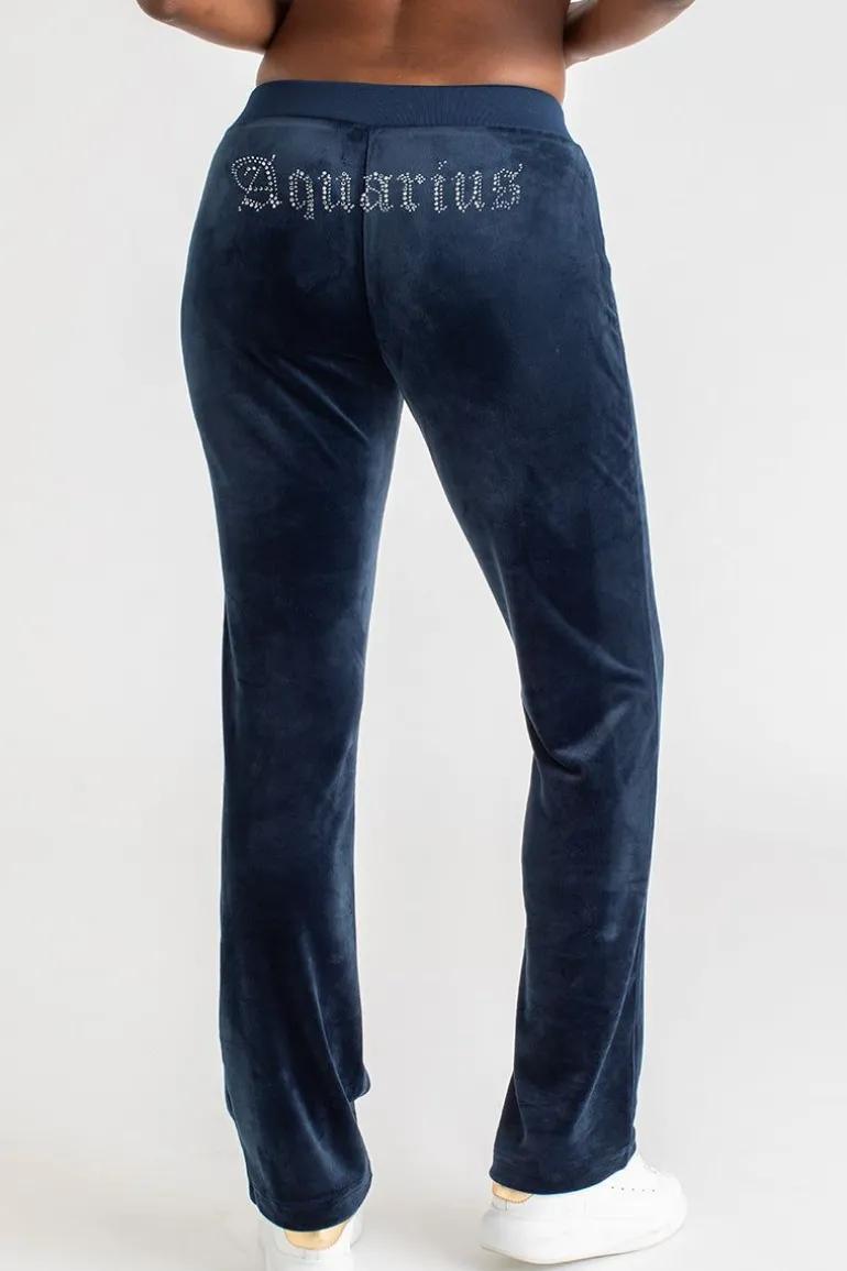 Aquarius Big Bling Velour Treningsbukser