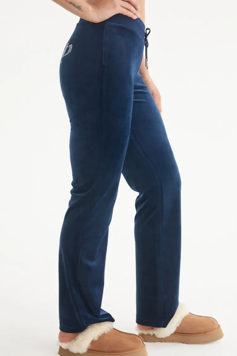 Aquarius Big Bling Velour Treningsbukser