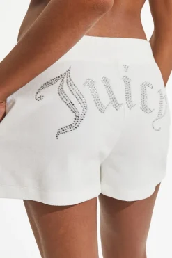 Big Bling Bomullsvelourshorts