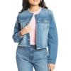 Big Bling Raw Collar Denimjakke