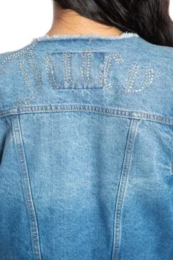 Big Bling Raw Collar Denimjakke