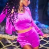 Big Bling Velour Tank Top