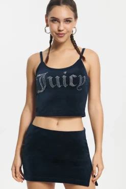 Big Bling Velour Tank Top