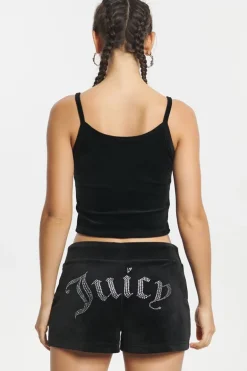 Big Bling Velour Tank Top