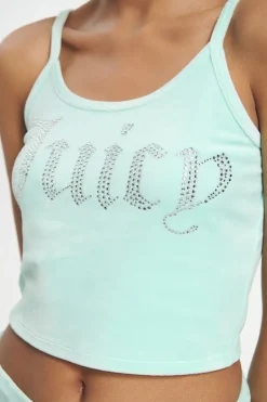 Big Bling Velour Tank Top