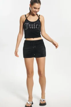Big Bling Velour Tank Top