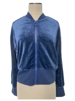 Brodert Velour Bomberjakke—Rejuiced