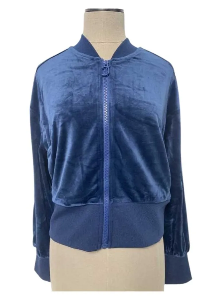 Brodert Velour Bomberjakke—Rejuiced