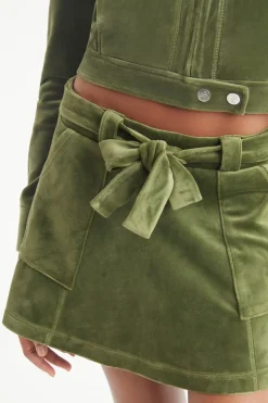 CargoSkjørt I Velour