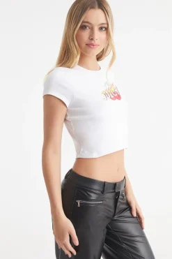 Cherry Flames Baby T-Skjørte