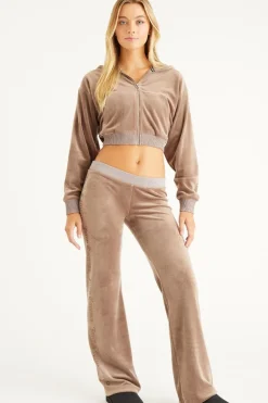Cropped Jakke Med Side Bling
