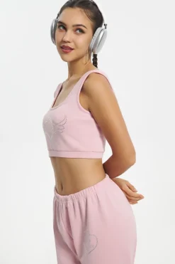 Cropped Sweetheart Tank