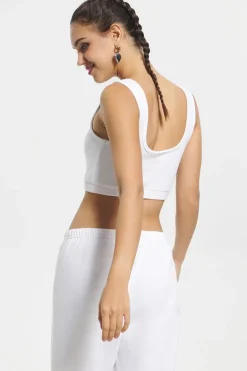 Cropped Sweetheart Tank