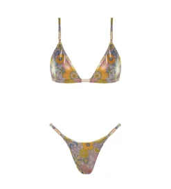 Dalia Metallic Flowers Bunn