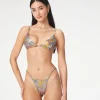 Dalia Metallic Flowers Topp