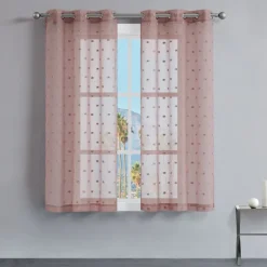 Evelyn Polka Dot Gjennomsiktige Gardiner
