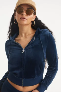Fiskene Big Bling Velour Hettegenser