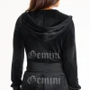Gemini Big Bling Hettegenser I Velour