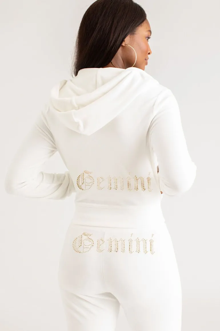 Gemini Big Bling Hettegenser I Velour