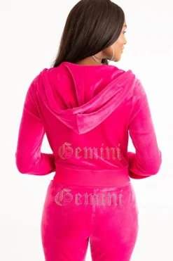 Gemini Big Bling Hettegenser I Velour