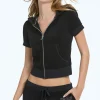 Handkle Terry Kortermet Zip-Up