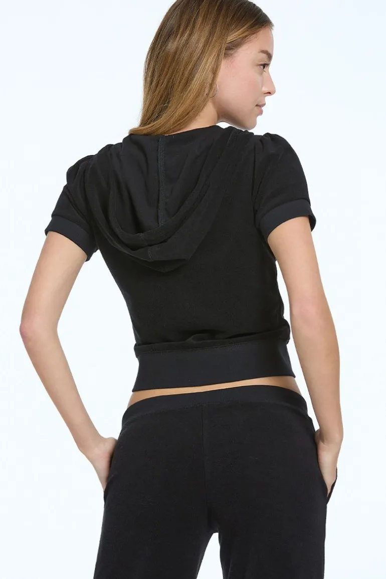 Handkle Terry Kortermet Zip-Up