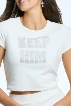 Hold Ham Big Bling Velour Baby Tee