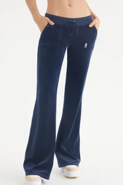 Hollywood Scottie Snap Pocket Treningsbukse I Bomullsvelour