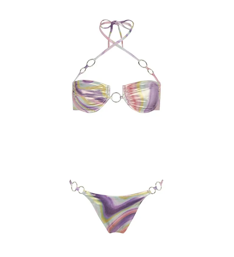 Kenya Tie Dye Metallisk Bunn