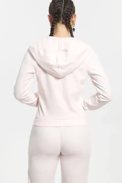 Klassisk Hettegenser I Velour I Bomull