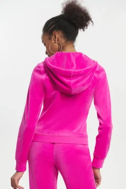 Klassisk Hettegenser I Velour I Bomull