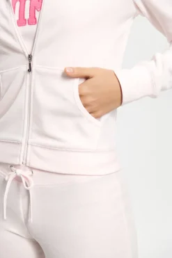 Klassisk Hettegenser I Velour I Bomull