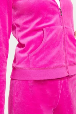 Klassisk Hettegenser I Velour I Bomull