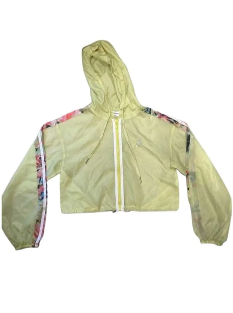 Langermet Cropped Hette Glidelas Foran—Rejuiced
