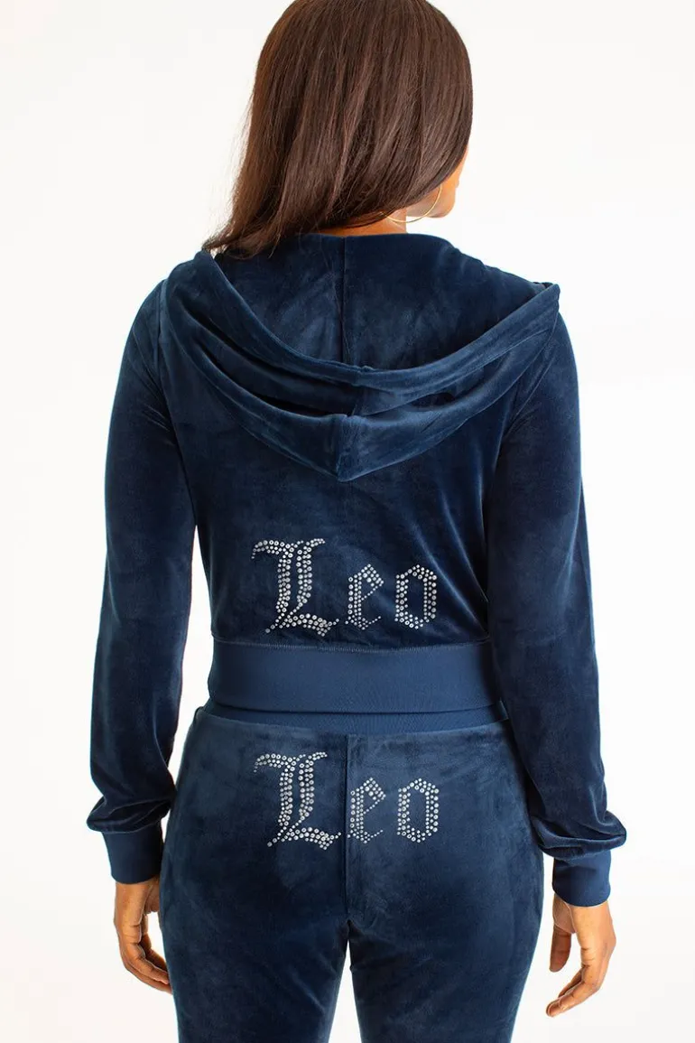 Leo Big Bling Hettegenser I Velour