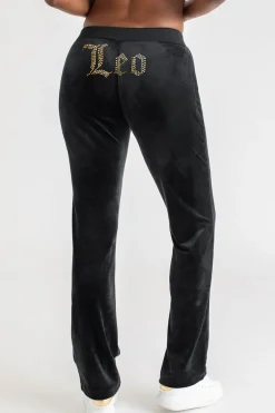 Leo Big Bling Velour Treningsbukser