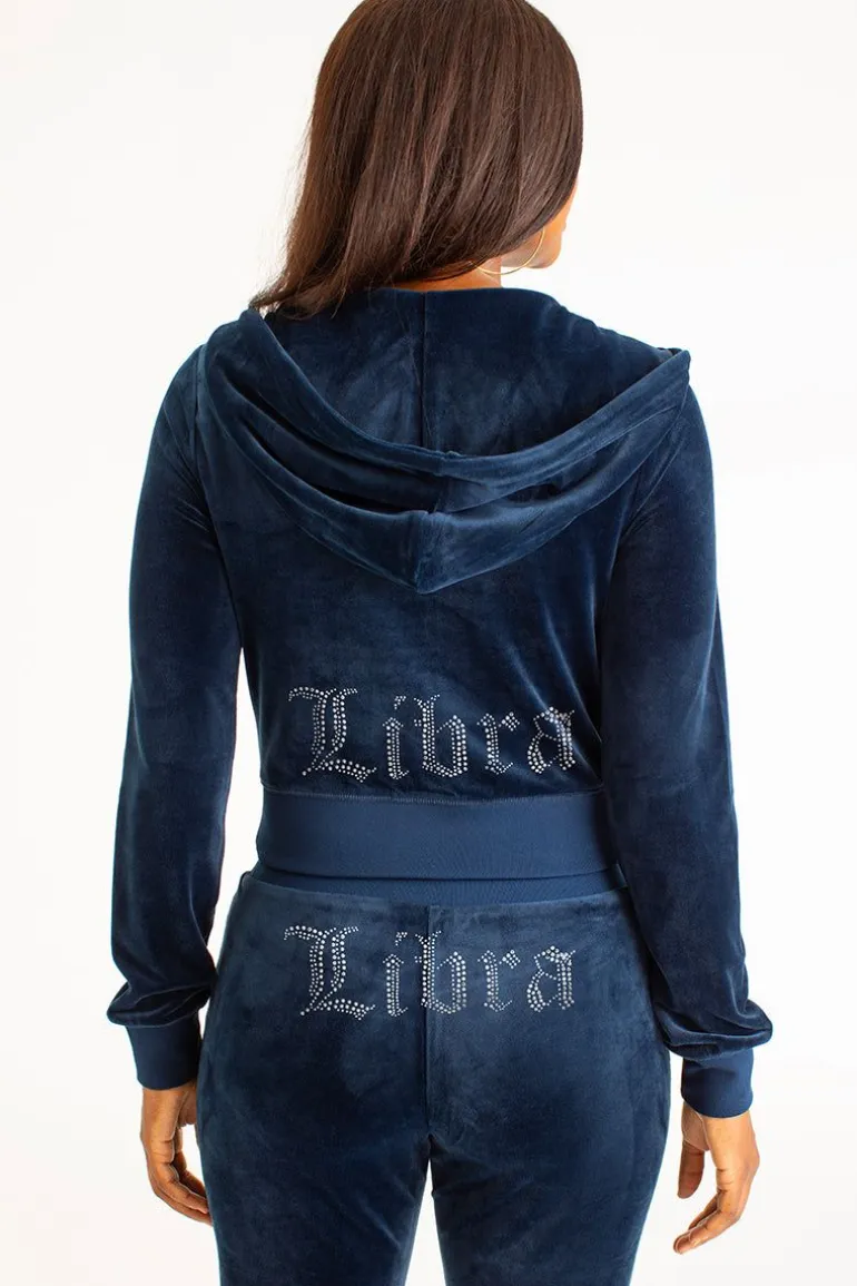 Libra Big Bling Hettegenser I Velour