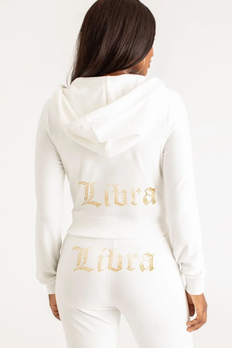 Libra Big Bling Hettegenser I Velour