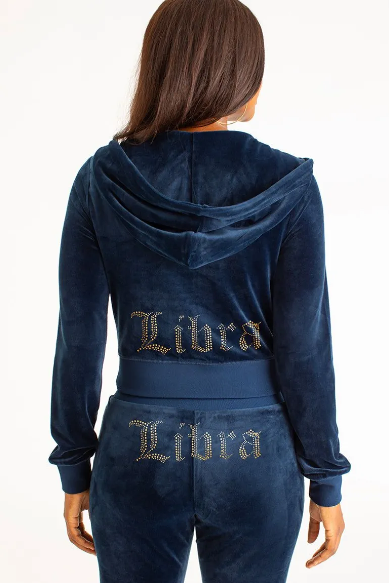 Libra Big Bling Hettegenser I Velour