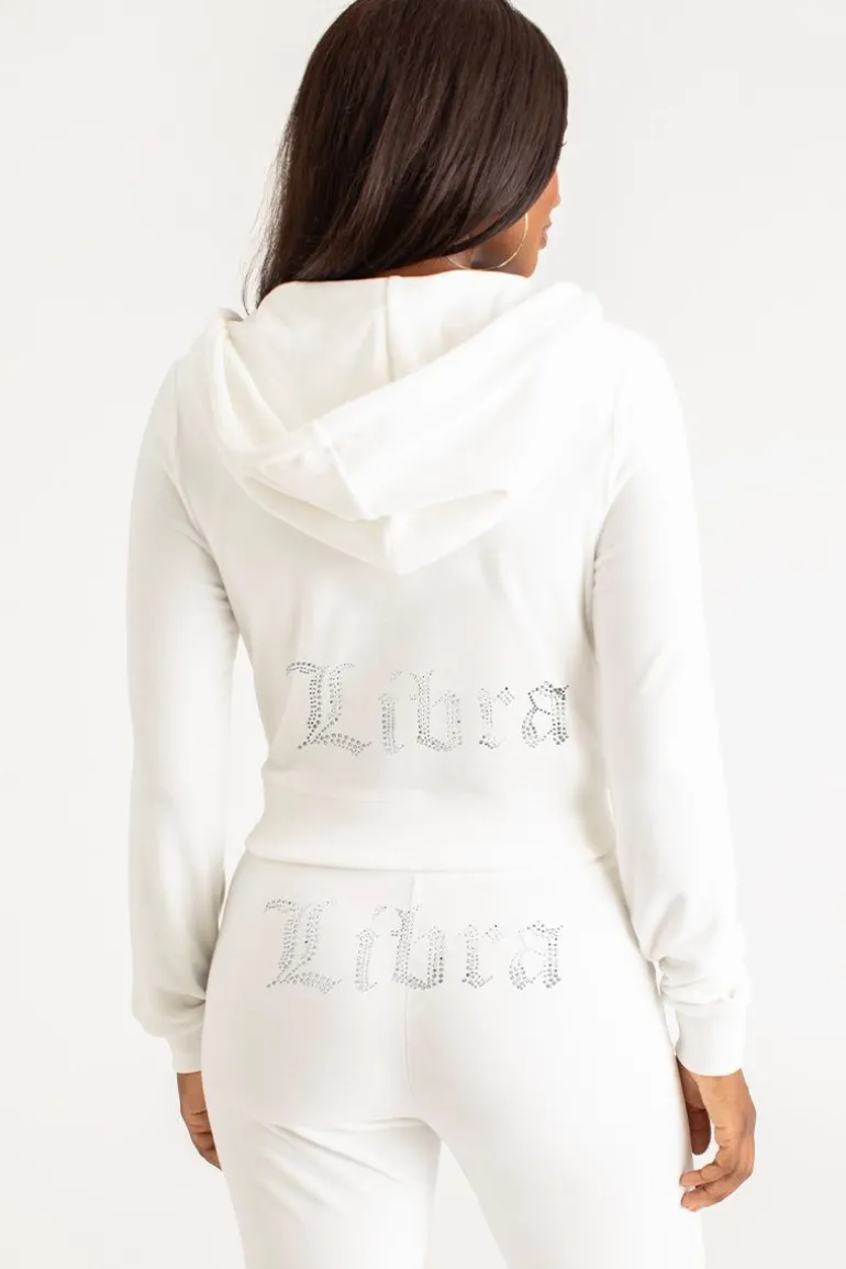 Libra Big Bling Hettegenser I Velour