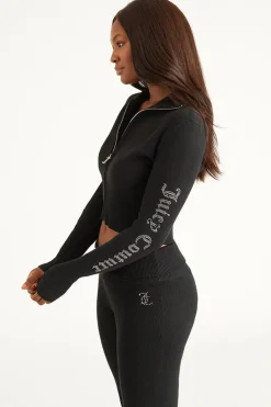 Liten Bling Knit Cropped Jakke