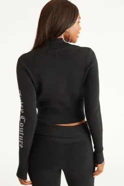Liten Bling Knit Cropped Jakke