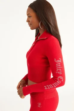 Liten Bling Knit Cropped Jakke
