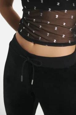 Metallisk Monogram Mesh Tube Topp