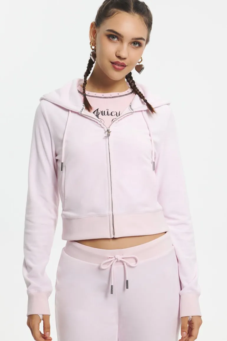 Mixed Jewels Velour-Hettegenser