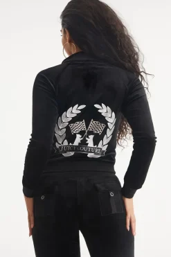 Mockneck Velour Cargo Treningsjakke