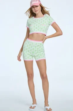 Monogram Cropped Strikketopp