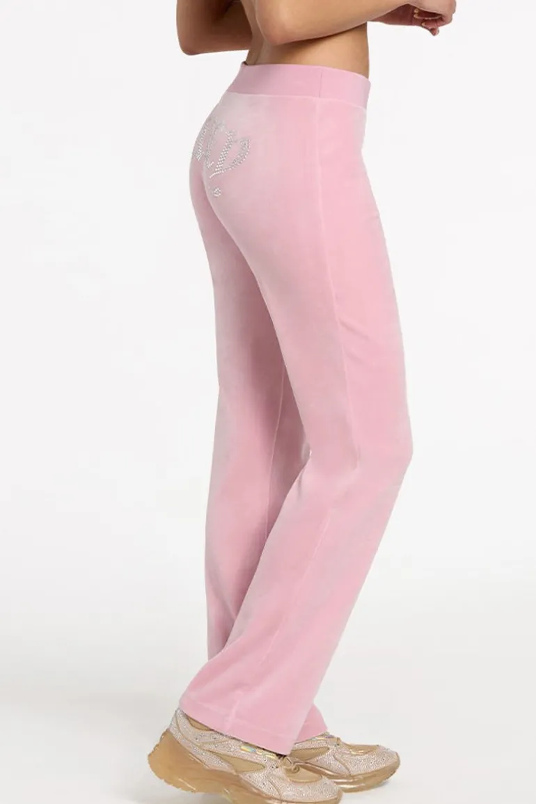 Og Big Bling Velour Joggebukser —Rejuiced