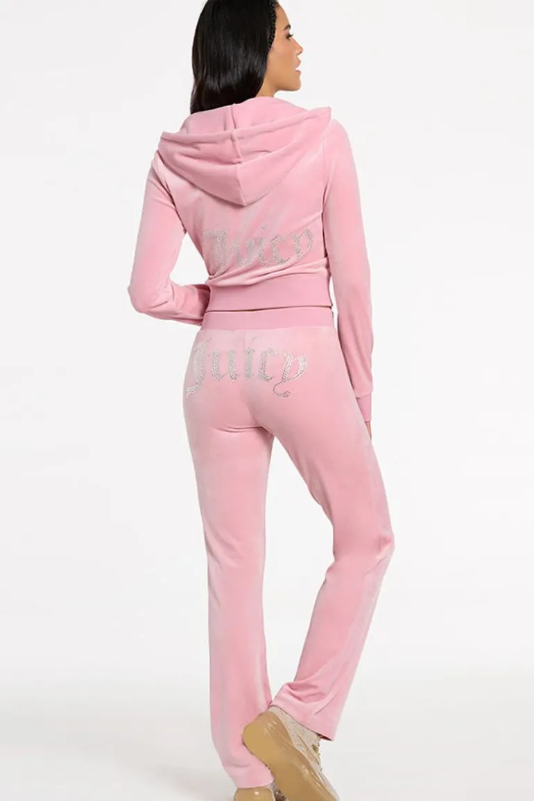 Og Big Bling Velour Joggebukser —Rejuiced