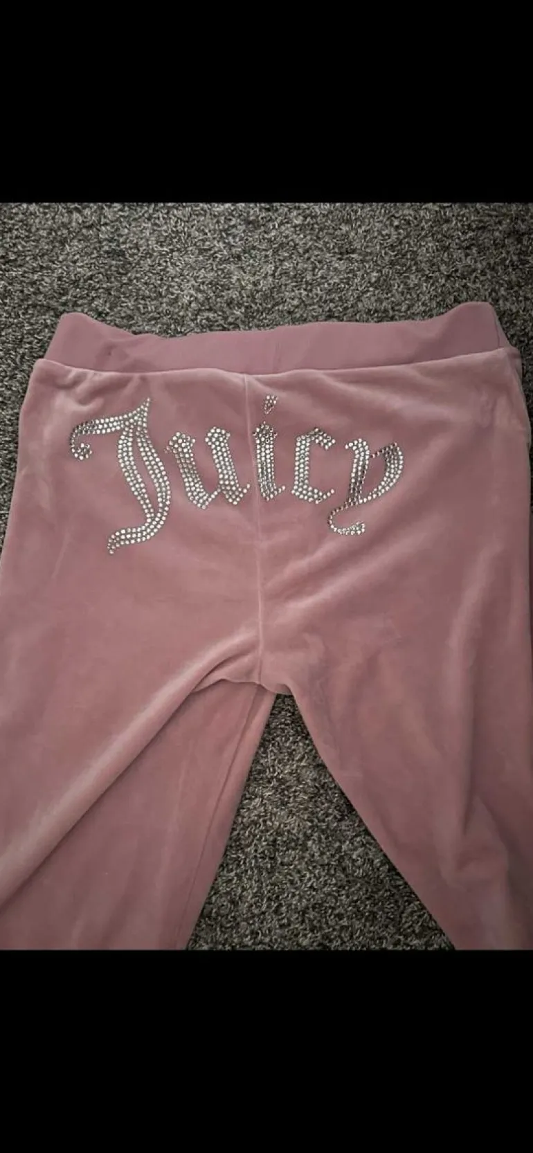 Og Big Bling Velour Joggebukser —Rejuiced